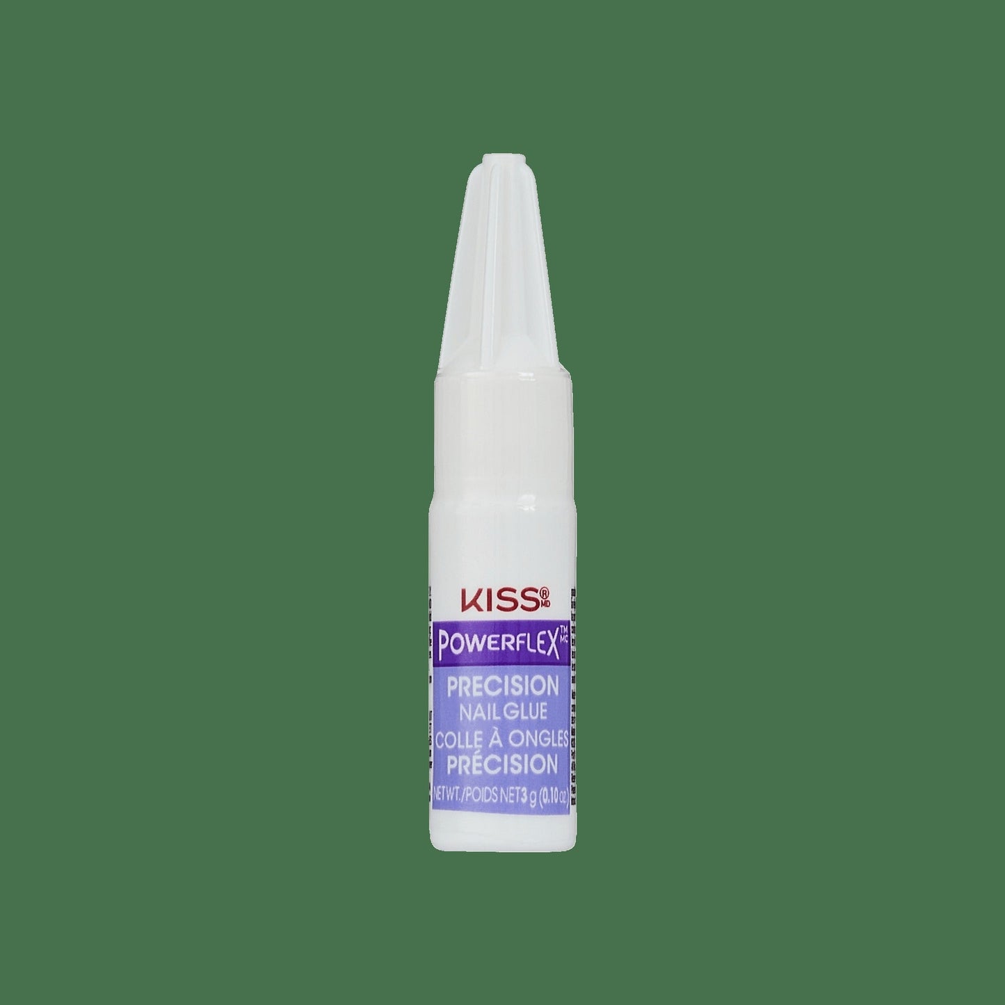 Kiss PowerFlex Precision Fake Nail Glue - 0.10 oz. | Nail Adhesive, Press-On Glue, Precision Nozzle, Ideal for Repairing
