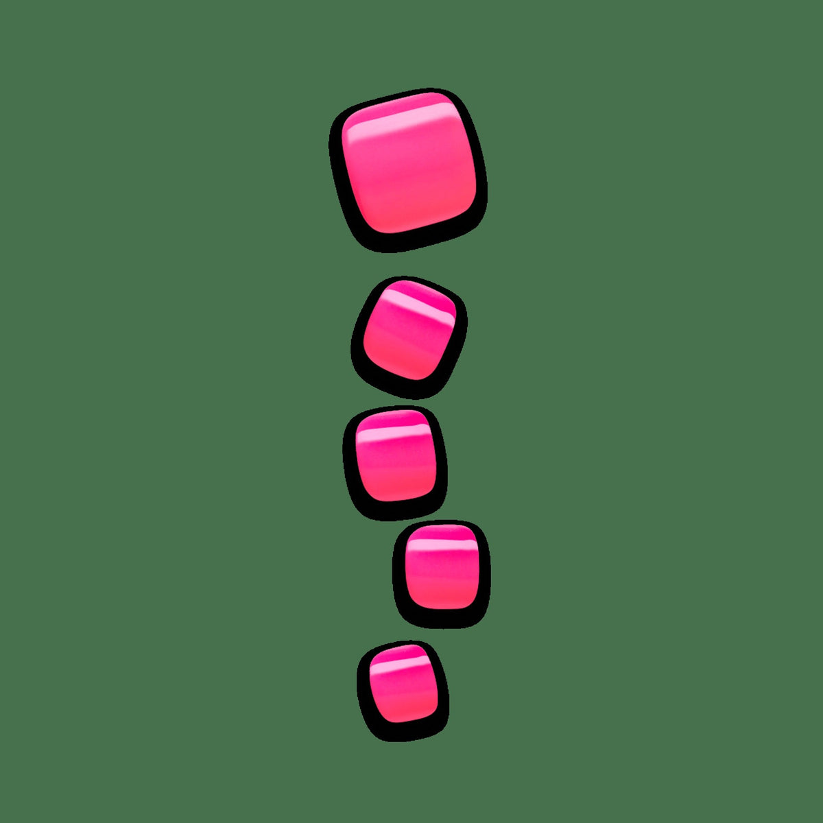 Impress Color No Glue Fake Press On Toenails - Bloomi | Solid, Pink, Short, Squoval, Pedicure