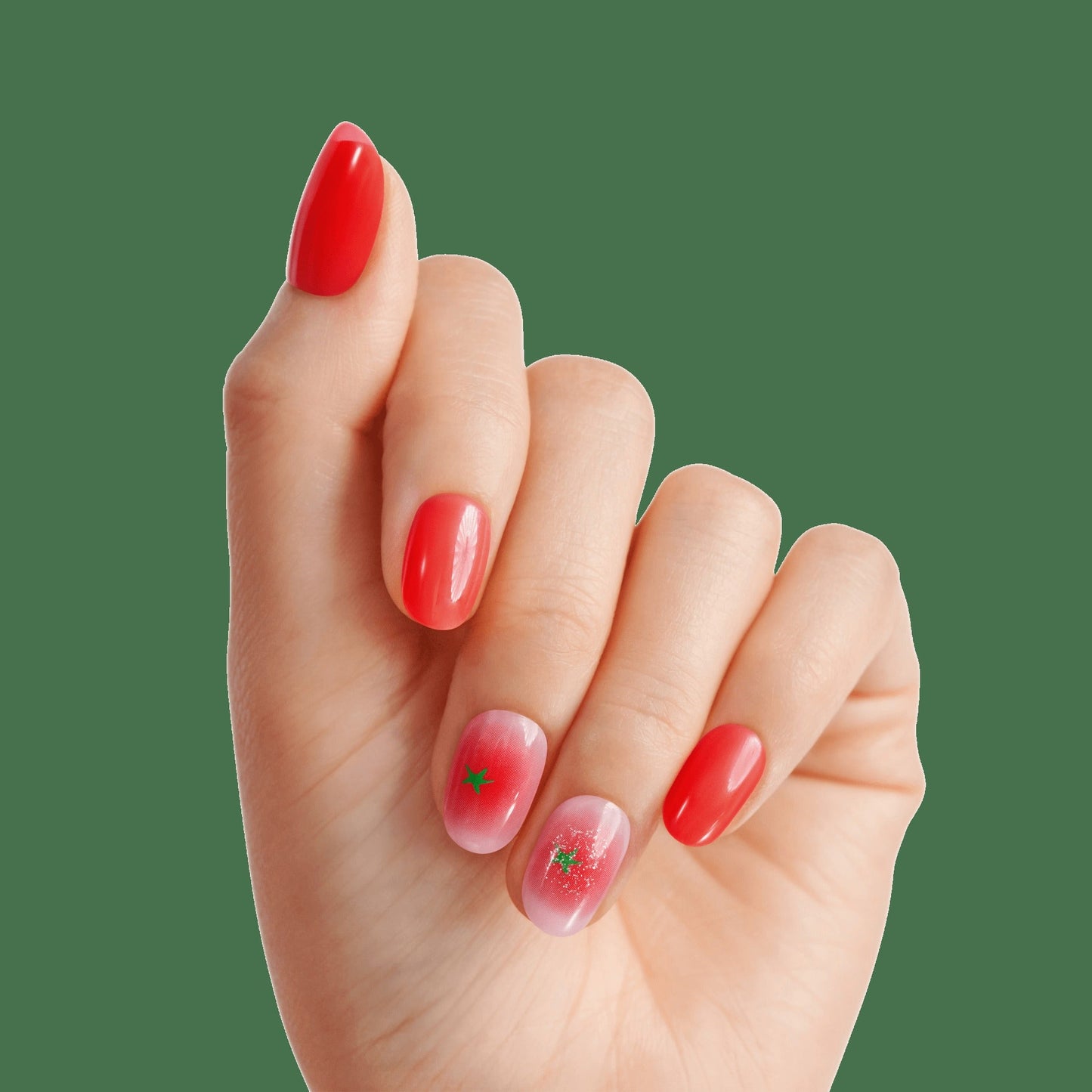 Kiss Voguish Fantasy Press On Glue Nails - Easy Love