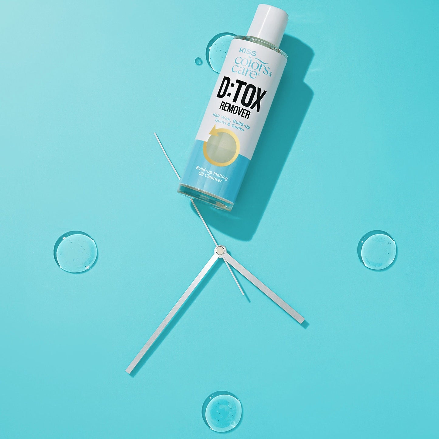 Kiss Colors & Care D:TOX Hair Detox Remover | Build-Up Melting Oil Cleanser, Gentle Cleanser, Removes Hair Wax, 6 fl oz, Hair Care