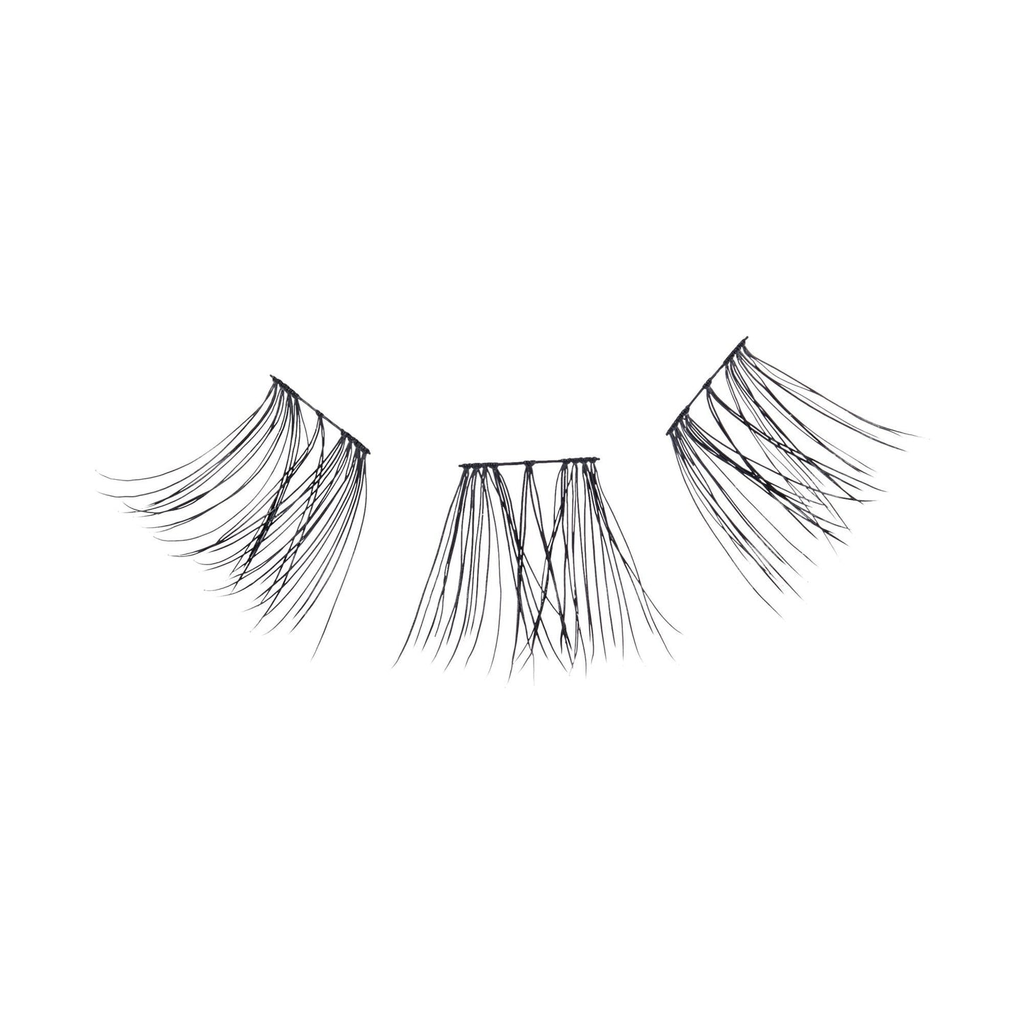 Falscara Pride Starter Kit -Natural | DIY False Lash Extensions, Light Glam, Cluster Lash, Wispy Lashes, Pride, 10 Wisps, 12mm