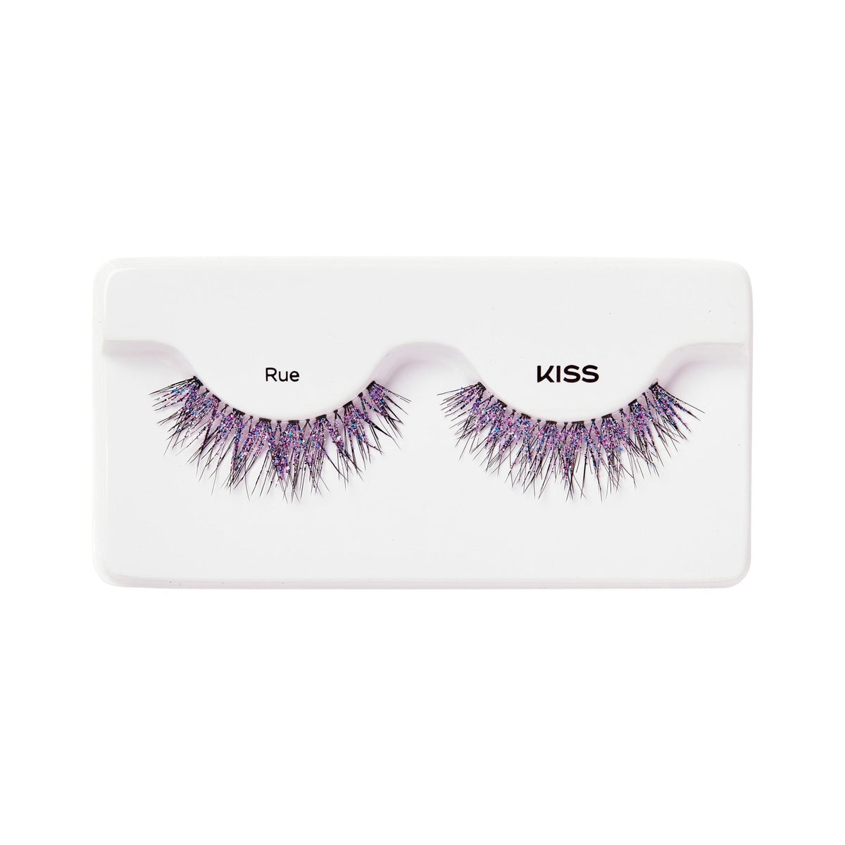 Kiss Cloud Nine Glitter Paradise Halloween False Eyelashes - 01 RUE | 1 Pair, Strip Lashes, 12mm