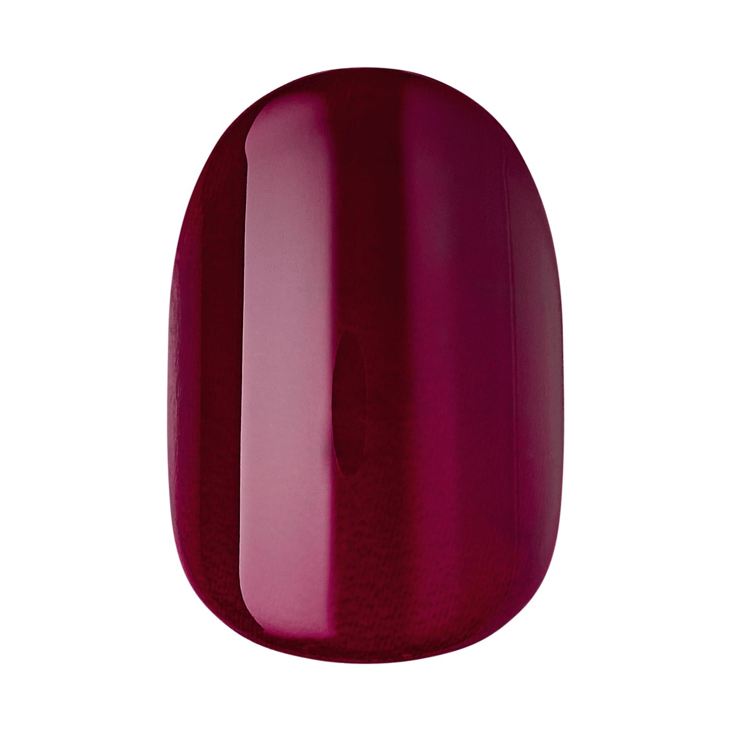 Impress Color No Glue Fake Press On Nails - Over You | Solid, Red, Short, Oval, Manicure